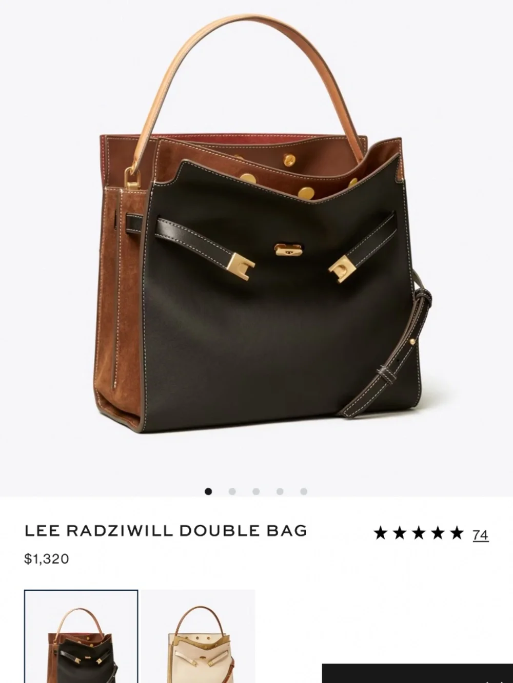 Tory Burch Lee Radziwill Double Bag